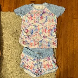 Athleta girl swim set top is L/12 bottoms M 8/10